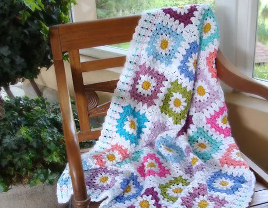 Daisy Crochet Blanket Pattern