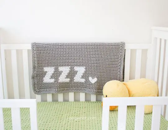 Crochet ZZZ's Crochet baby blanket Pattern