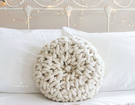 Crochet Fireside Melody Cushion Pattern