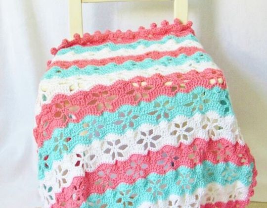 Crochet Twinkling Stars Blanket Pattern