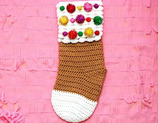 Gingerbread Christmas Stocking