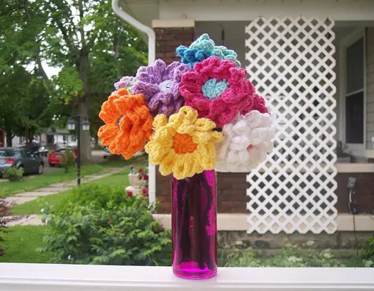 Crochet Flowers for Momma Free Pattern