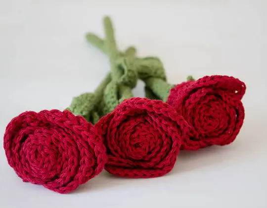 Crochet Roses Free Pattern