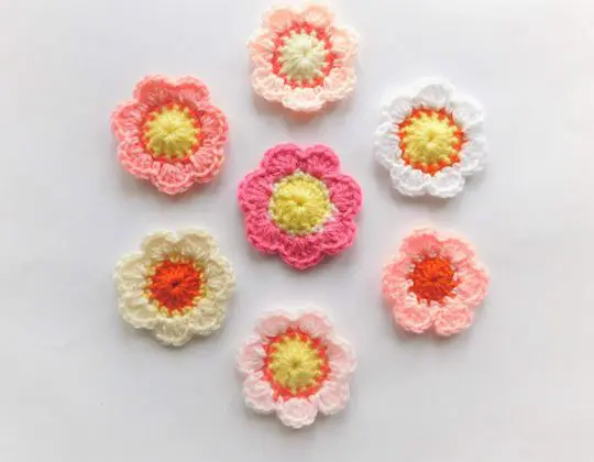 Crochet Spring Bouquet Flowers Free Pattern