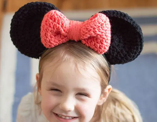 Crochet Mouse Ears free pattern