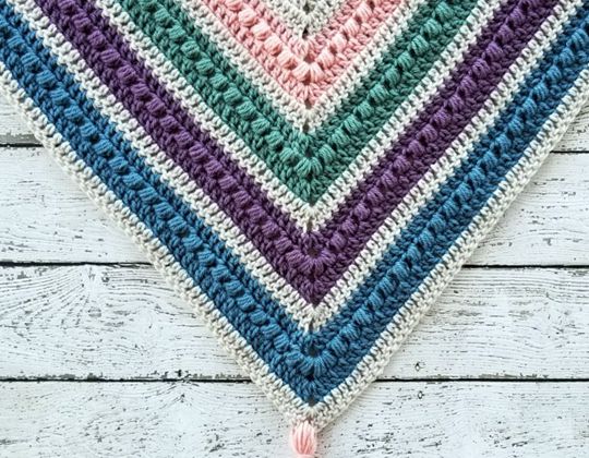 Crochet The Spring Shawl free pattern
