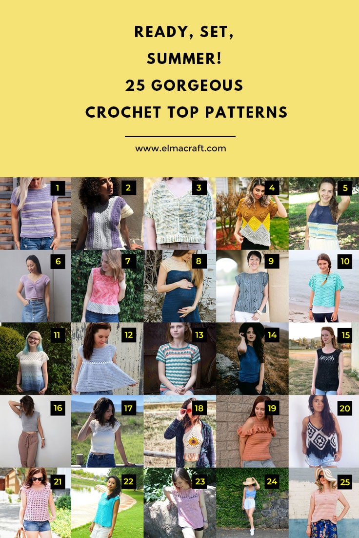 Ready, Set, Summer! 25 Gorgeous Crochet Top Patterns