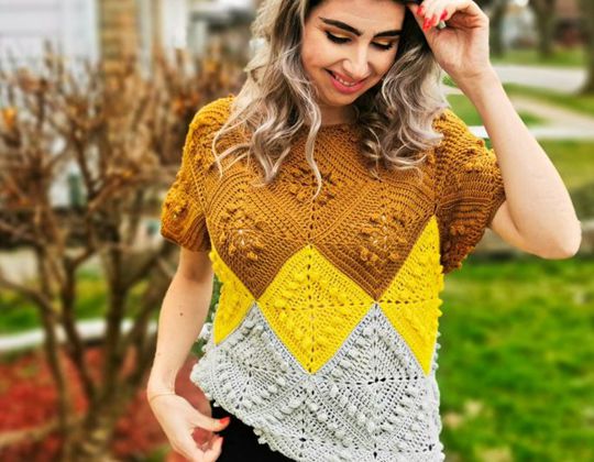Crochet Anabelle Sava Top free pattern