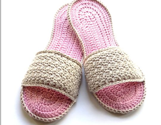 Crochet Day Spa Slippers free pattern