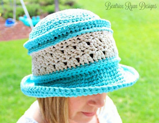 Crochet Amazing Grace Blissful Summer Hat free pattern