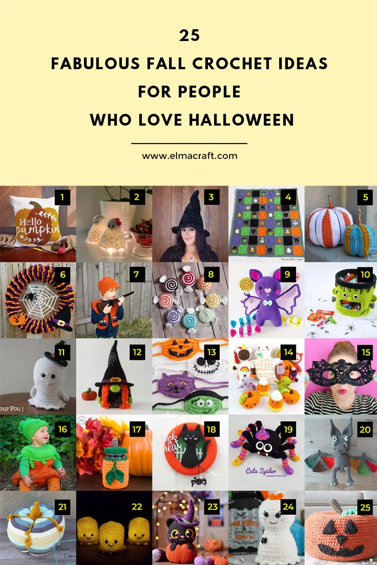 25 Fabulous Fall Crochet Ideas for People Who Love Halloween