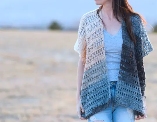 Crochet Barcelona Summer Kimono Cardigan free pattern