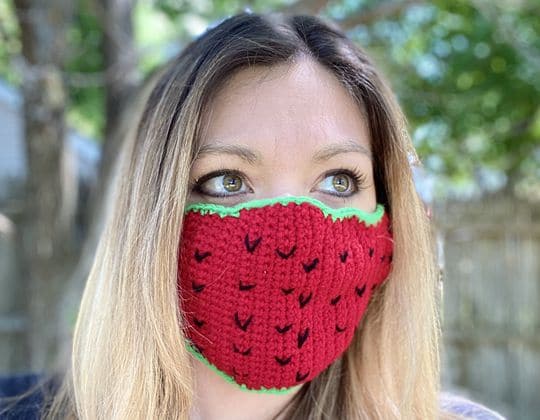 Crochet Customizable Face Mask free pattern - Crochet Pattern for Face Mask