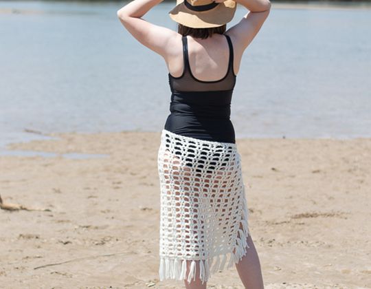 Crochet Sarong Beach Cover-Up free pattern