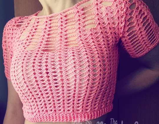 Crochet Sweet Summer Crop Top free pattern