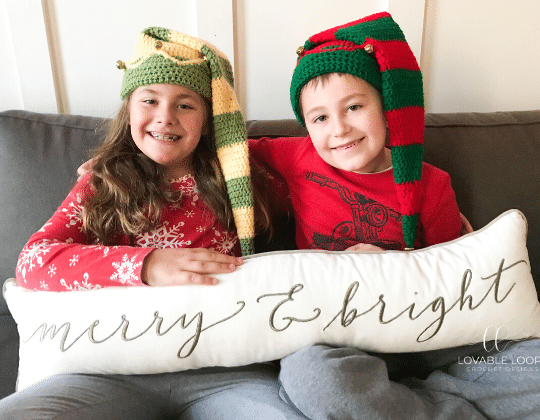 Crochet Elf Hat free pattern - Crochet Pattern for Christmas Beanie