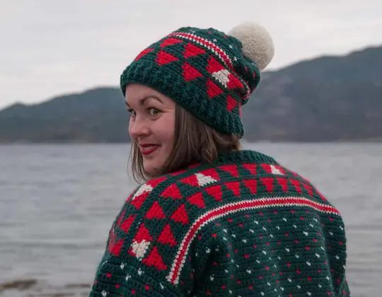 Crochet My Christmas Hat free pattern - Crochet Pattern for Christmas Beanie