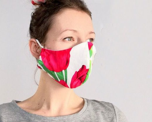 Washable Reusable cotton Mask free sewing pattern