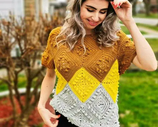 Crochet Anabelle Sava Top free pattern