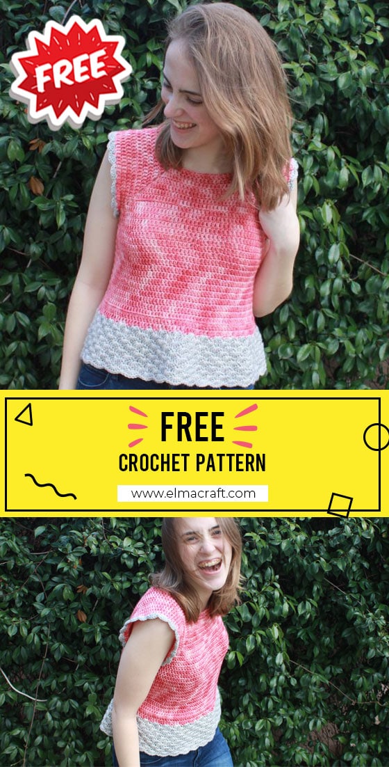 Ready, Set, Summer! 25 Gorgeous Crochet Top Patterns - Elma Craft