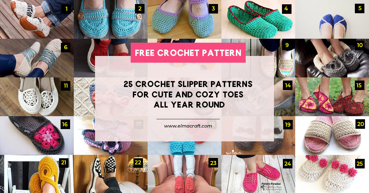 Crochet Slippers: Cozy, Comfy and FREE - KnitcroAddict