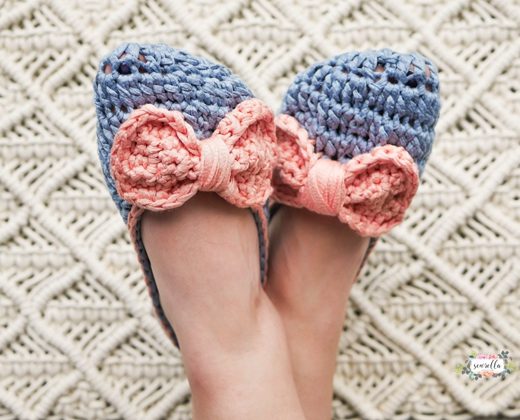 Crochet Ophelia House Slippers free pattern