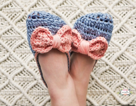 Crochet Ophelia House Slippers free pattern